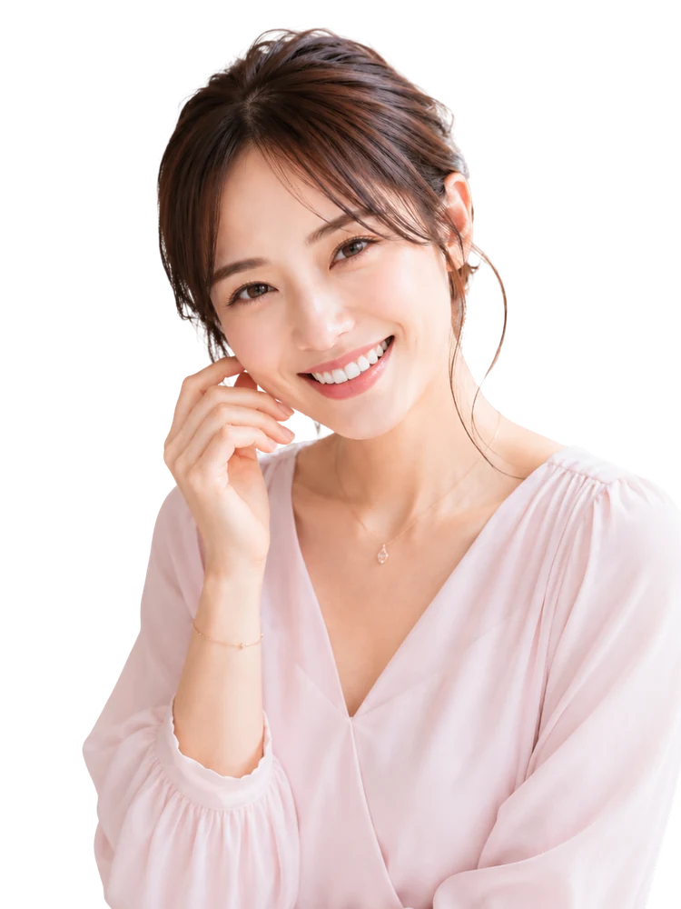 匠-TOKYOに登録された女性会員の笑顔のポートレート