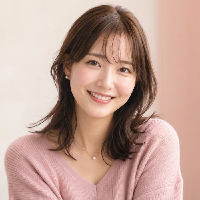 登録女性 Rina さんの笑顔のポートレート
